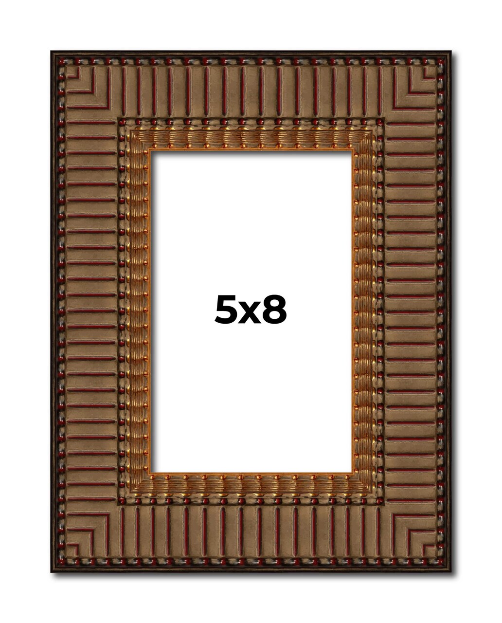 Photo Size Museum Black Picture Frame - UV Acrylic, Foam Board Backing, Hanging Hardware